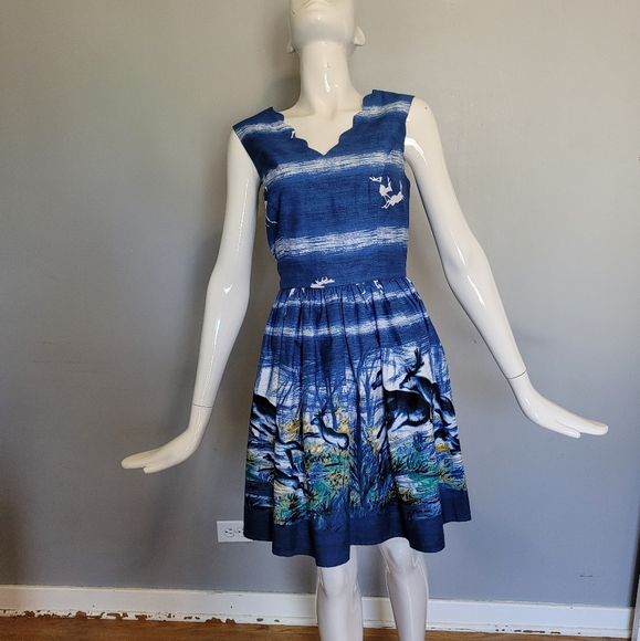 Hell Bunny Montana Mini Dress, BNWT, Size S - Picture 2 of 11